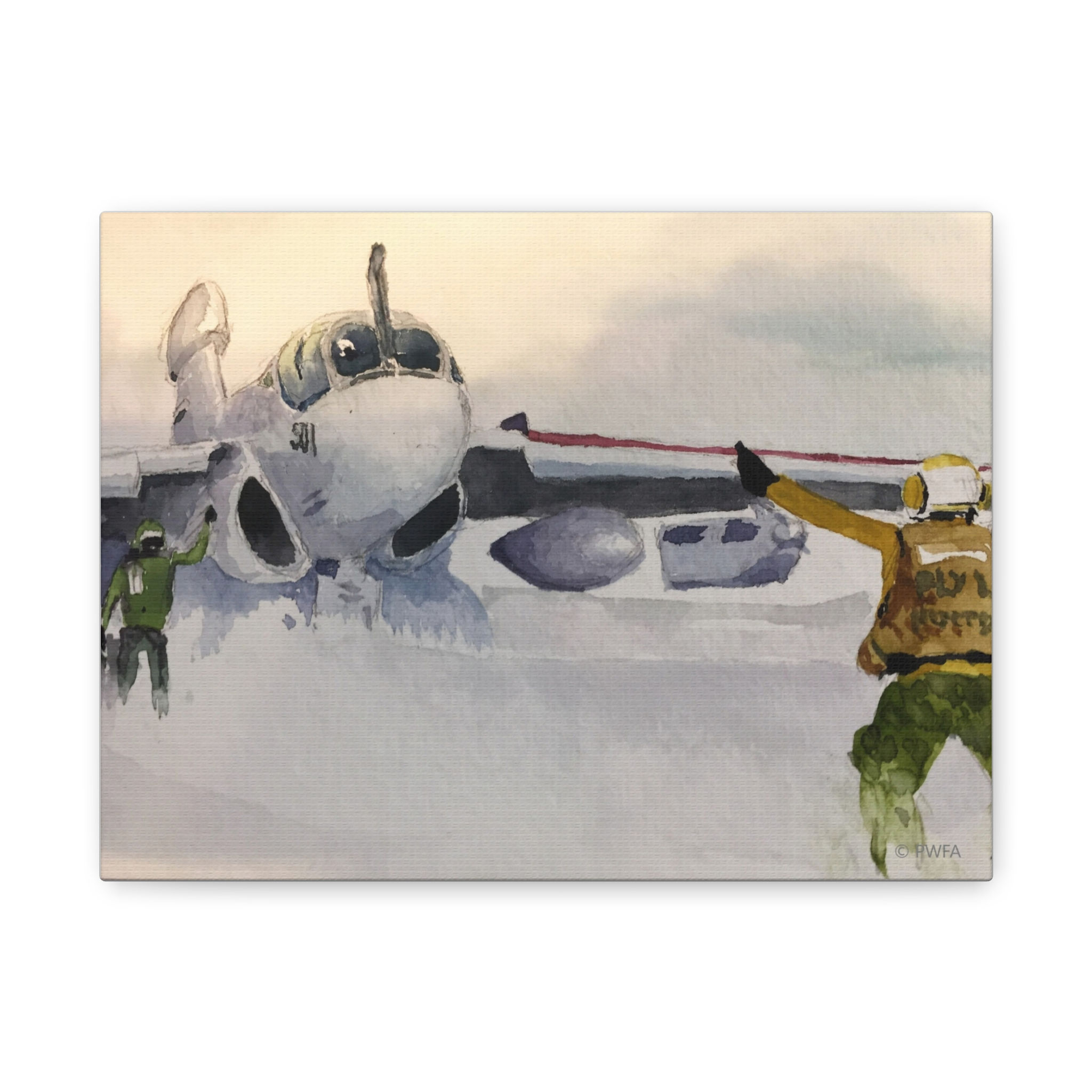 Prowler on the Catapult | 9"x12" Matte Stretched Canvas