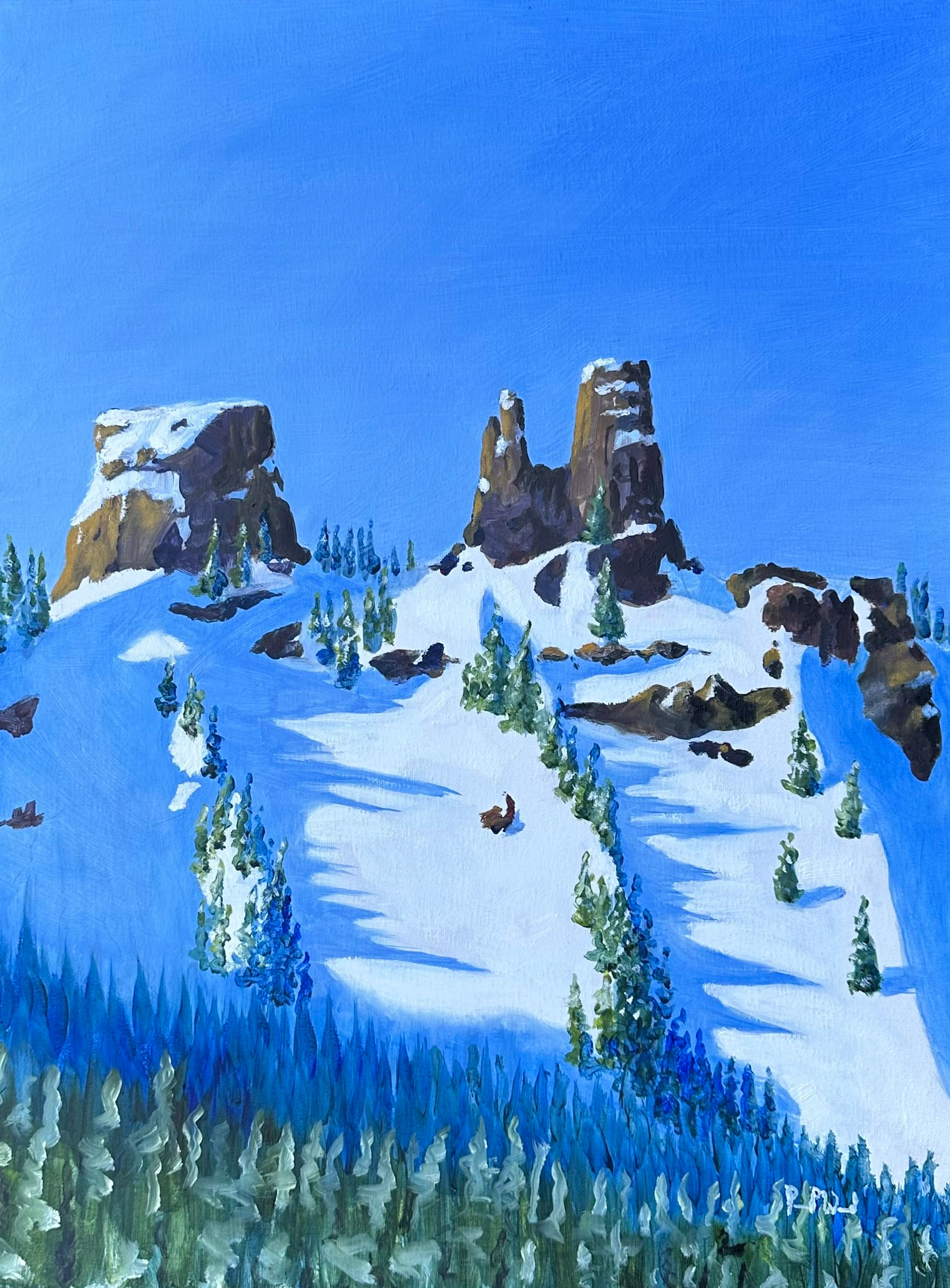 The Rabbit Ears (matted 5"x7" print)