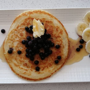 Trois versions de pancakes