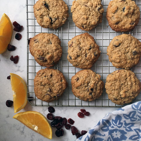 Toasty Oat-y Cranberry Cookies