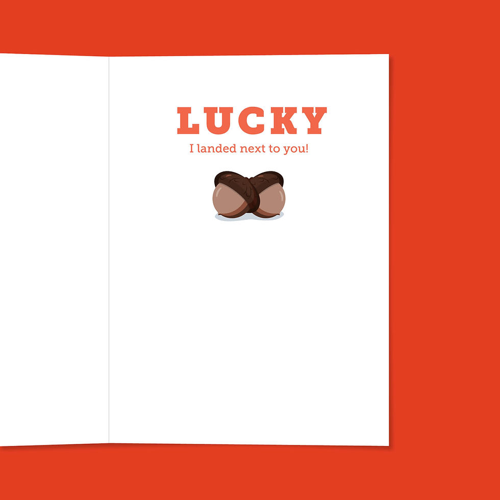 Thumbnail: Acorn-y Story Greeting Card