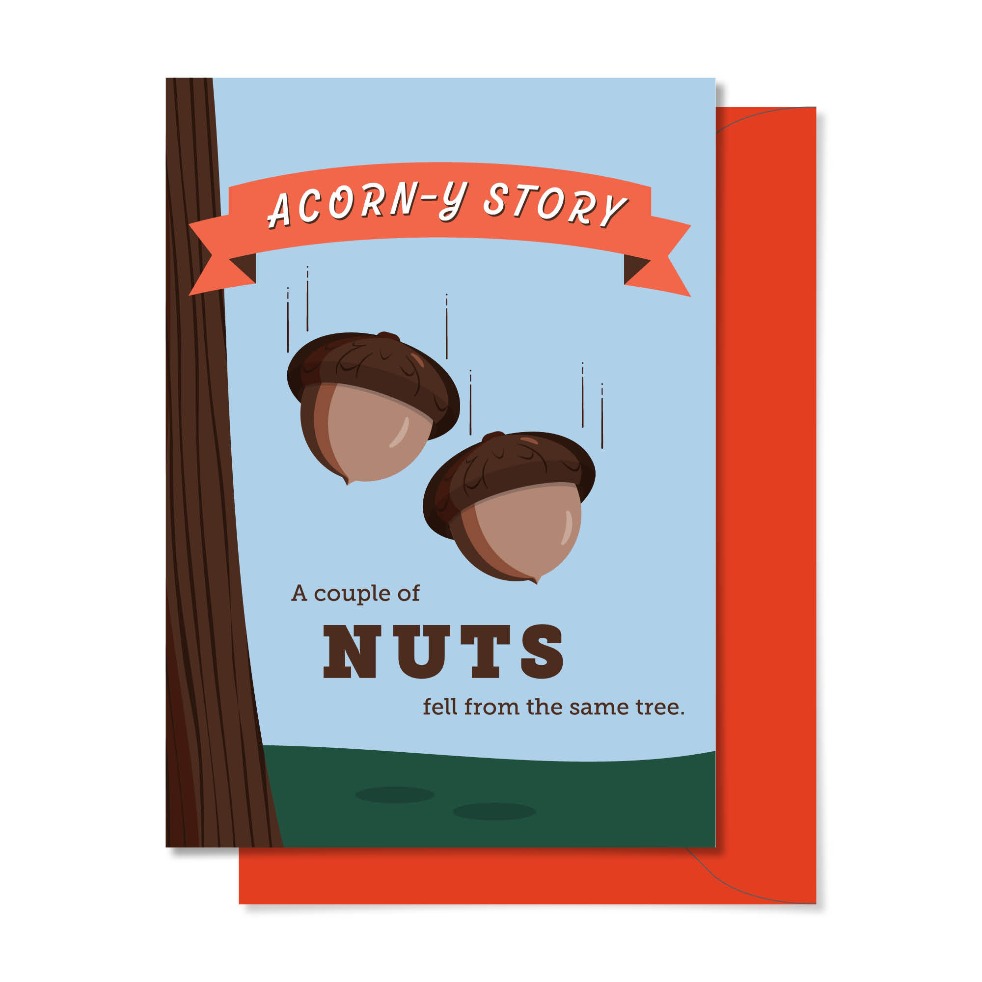 Acorn-y Story Greeting Card