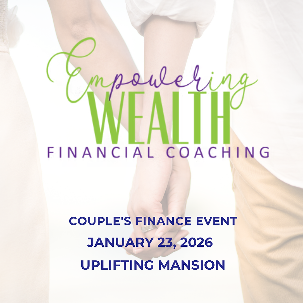 Couple's Finance Event