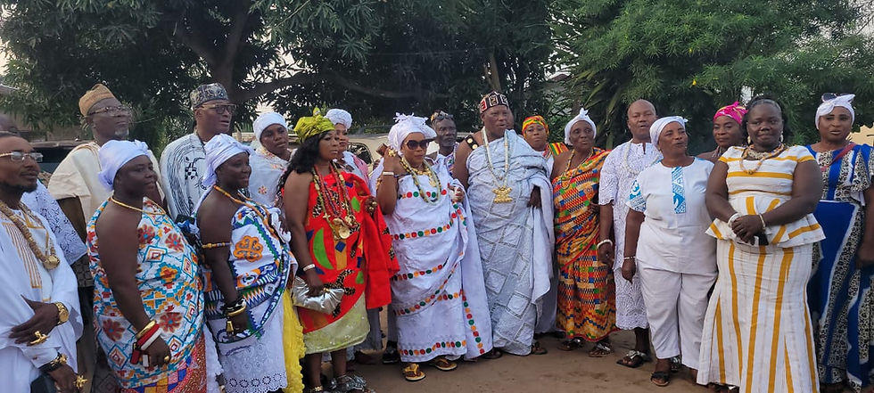 UNPAF AFRICA DELEGATION LED BY EXECUTIVE CHAIRMAN GRACES FINAL HOMOWO FESTIVAL AT ADJEN-KOTOKU Adjen-Kotoku, Accra – A high-powered delegation from the UN Peace Ambassadors Foundation Africa (UNPAF AFRICA), led by its Executive Chairman, HRM Amb. Nana Sultan Adamu Mohammed, yesterday, Sunday 23rd August 2026, attended the grand finale of the Annual Homowo Festival at the Niikweitsuru Community Durbar Grounds, Adjen-Kotoku. The delegation comprised: 1. HRM Amb. Nana Sultan Adamu Mohammed – Executive Chairman 2. HRM Dr. Pro-Umar Abubakar Tanko – Africa Commissioner of Islamic Chieftaincy Affairs 3. HRH Abdul Rahim Mubarak – Africa Director of NGOs 4. HRH Muhammed Sanusi Adamu – Africa Director of Operations 5. HRH Issah Suleman – National Board Member 6. Hajia Barikisu Abdellah – Africa Women Commissioner 7. Chief Inspector Vicential Fortune Torsutse – National President of Diplomatic Mission The delegation was warmly received by Her Royal Highness Naa Kotoku Ojenma I, Manye of Niikoi