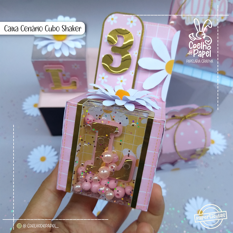 Miniatura: Coleção Margaridas by Coelho de Papel (COM ARTE)