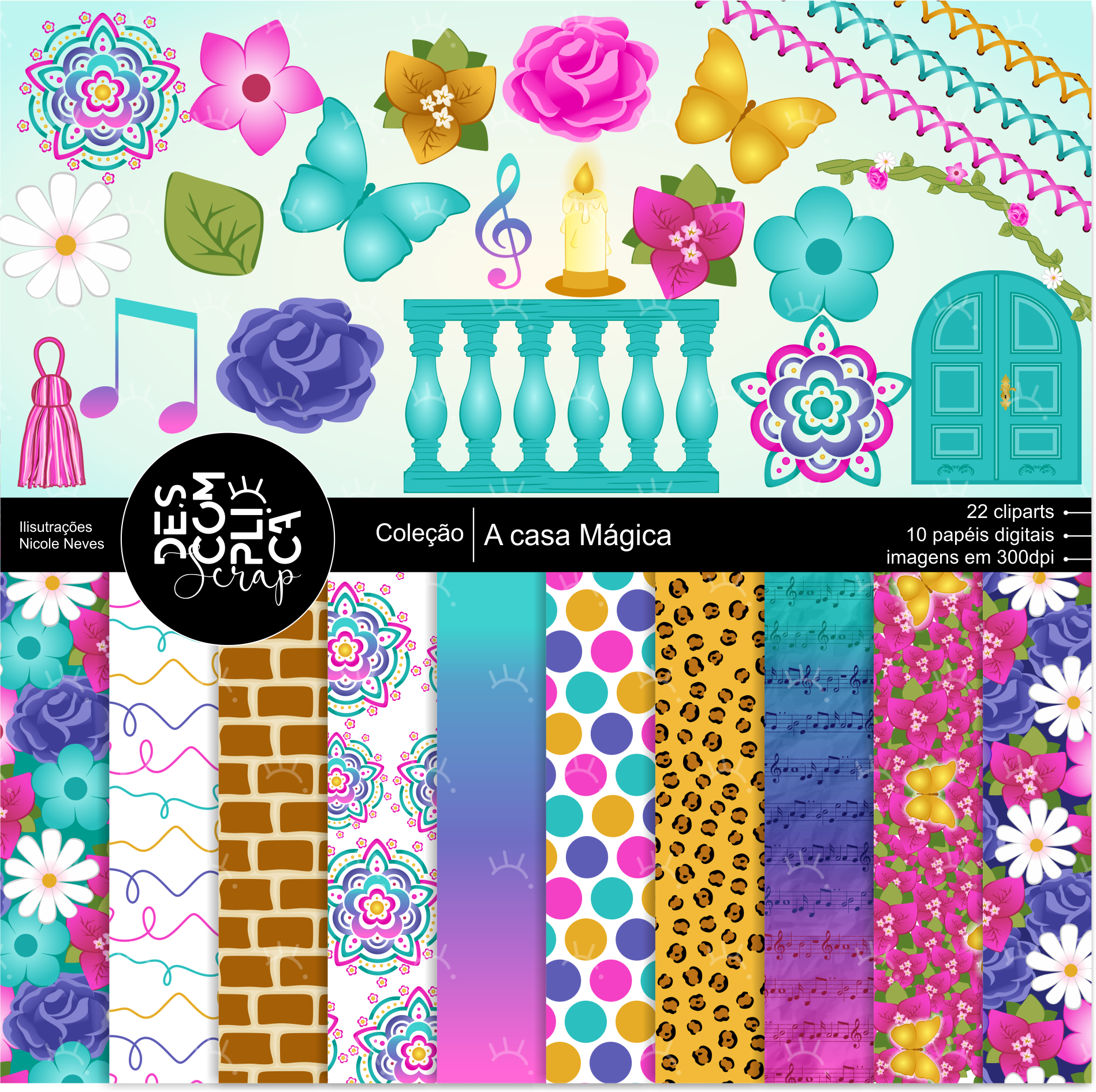 Mini Kit A Casa Mágica