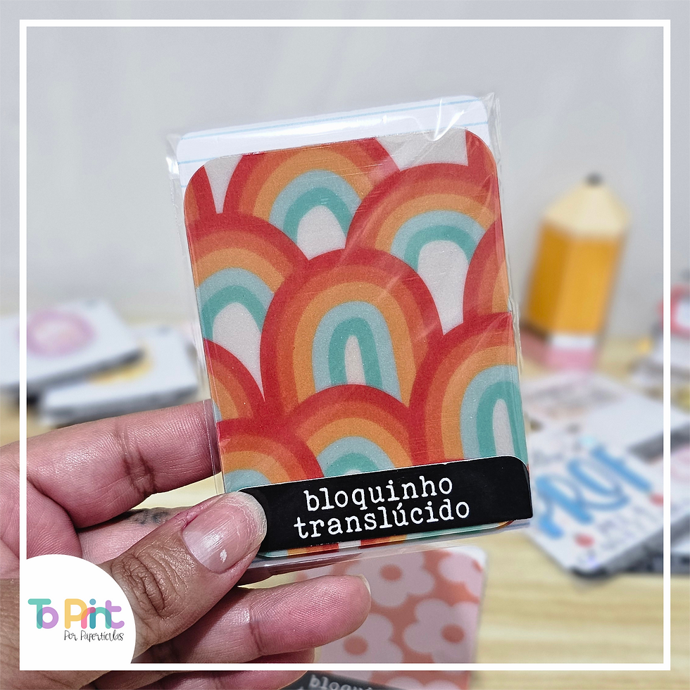 Miniatura: Bloquinho Translúcido