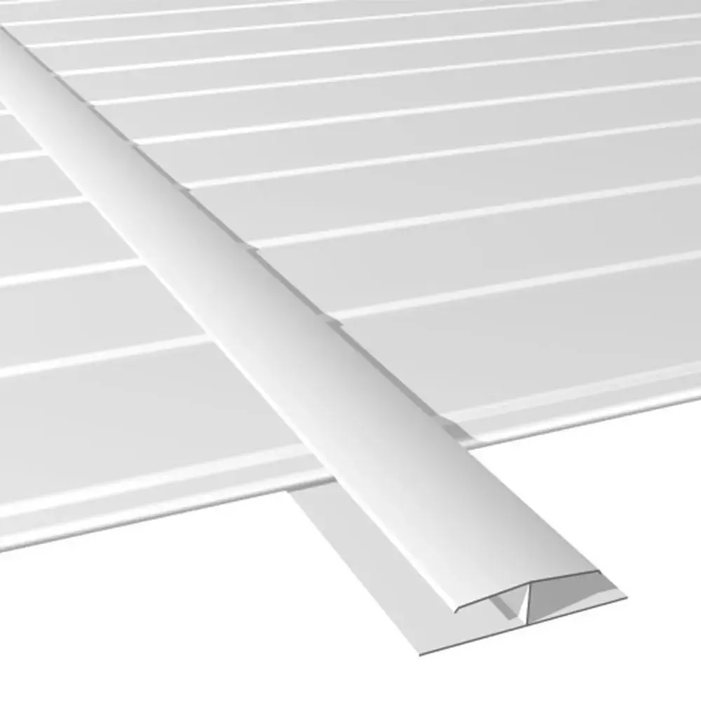 EMENDA H PVC RÍGIDA BRANCA 6 METROS – PERFIL DE UNIÃO PARA FORRO