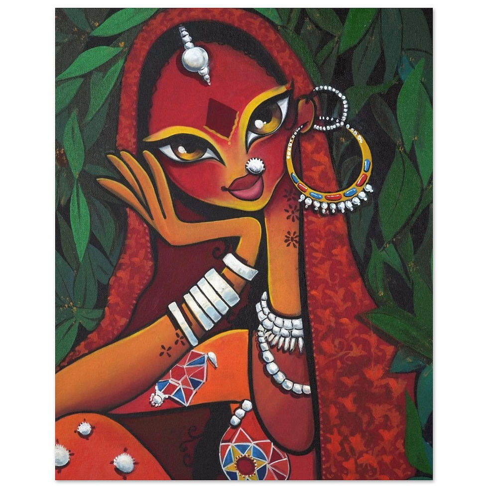 Thumbnail: Village Beauty (Art Print)