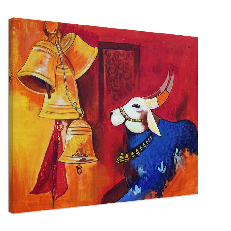 Thumbnail: Nandi- The Silent Devotee (Art Print)