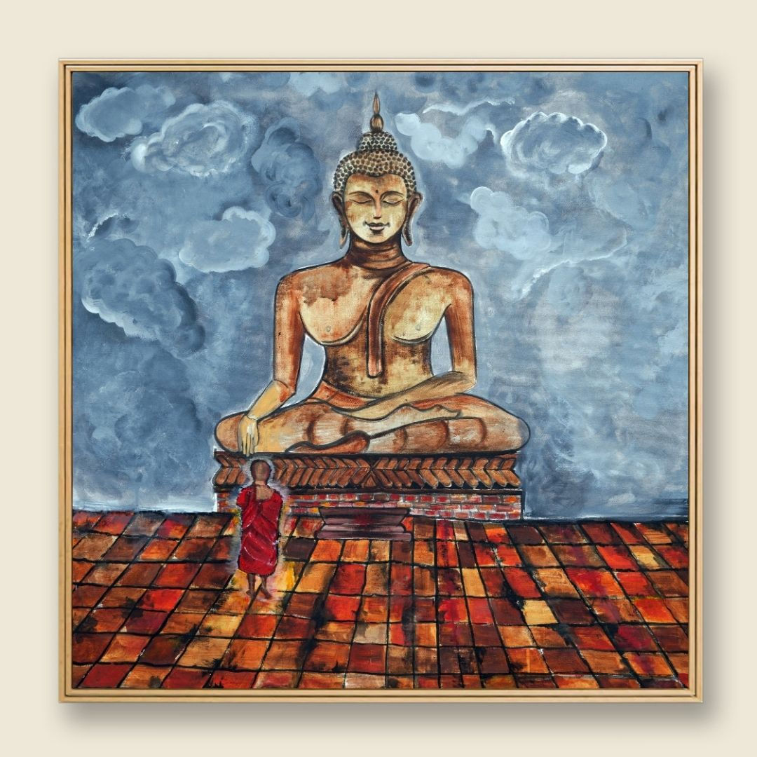 Under Buddhas Gaze (Art Print)