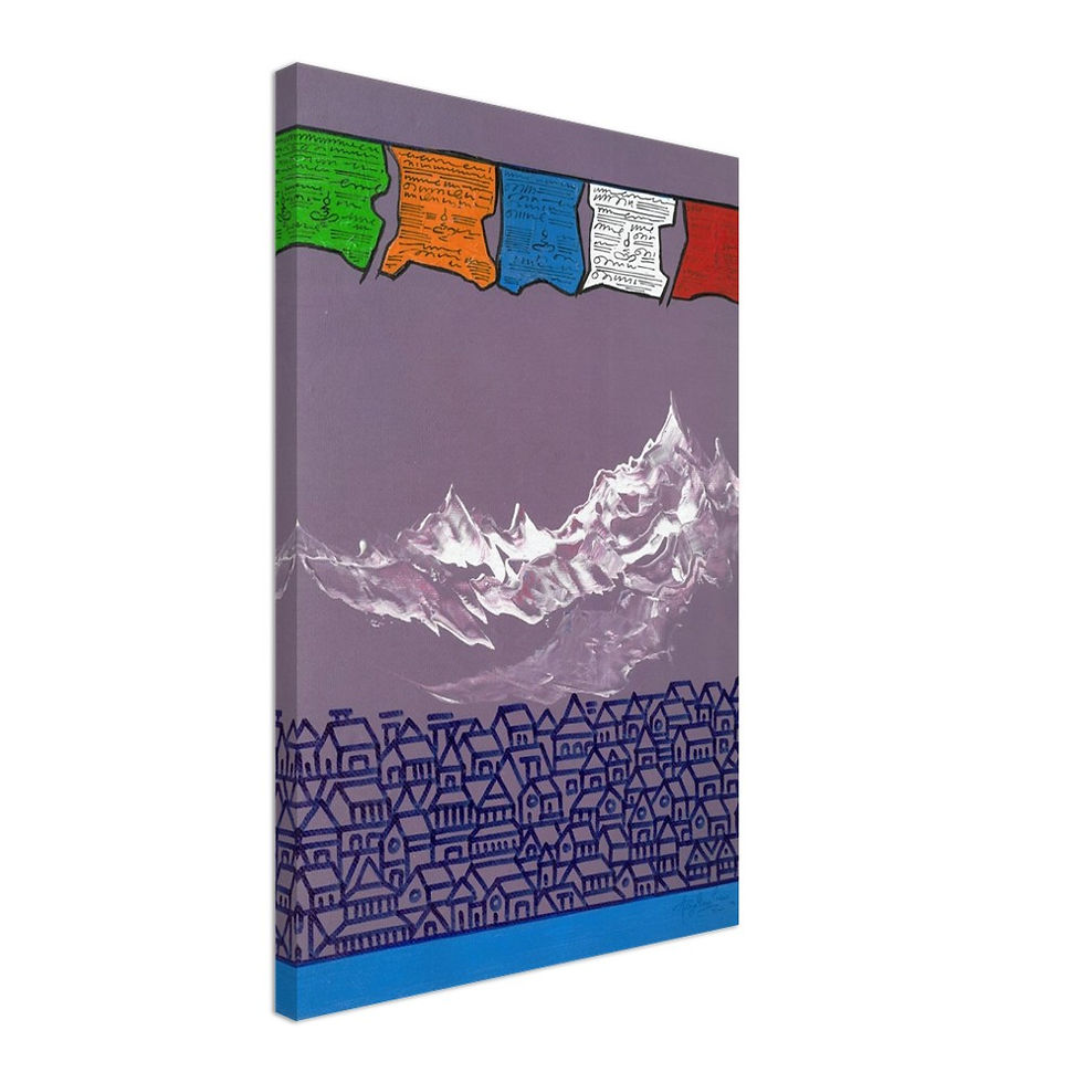Thumbnail: Himalayan Twilight (Art Print)