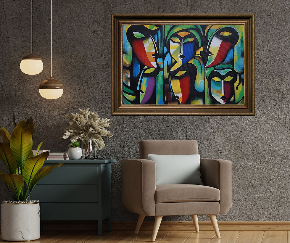 Thumbnail: Faces (Art Print)