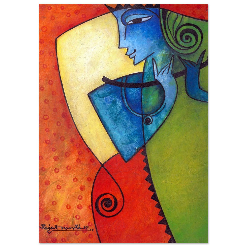 Thumbnail: Krishna - Hues of Devotion (Art Print)