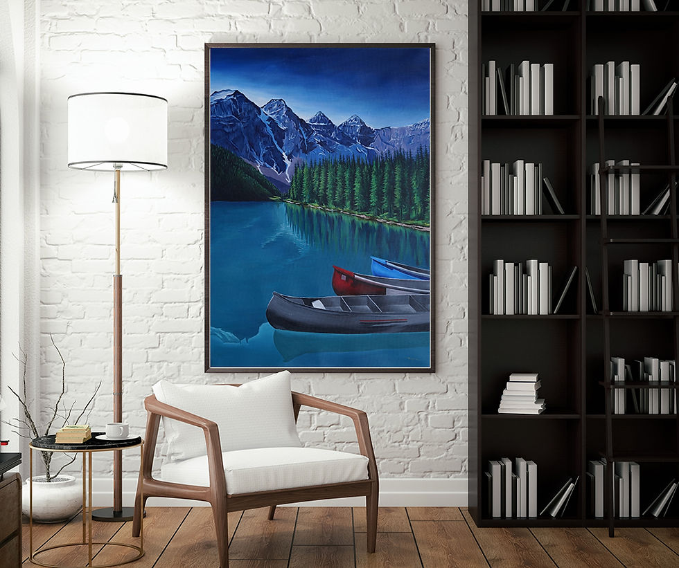Thumbnail: Lake Moraine (Art Print)