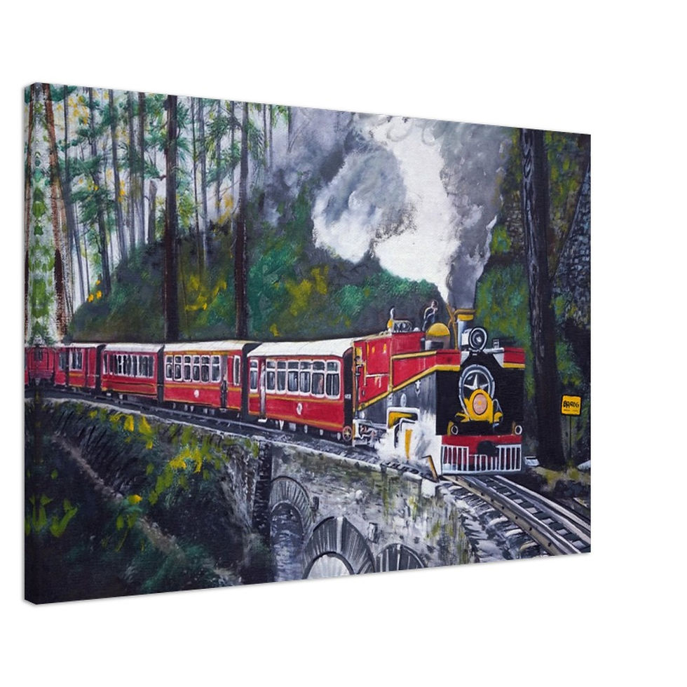 Thumbnail: Train to Barog (Art Print)