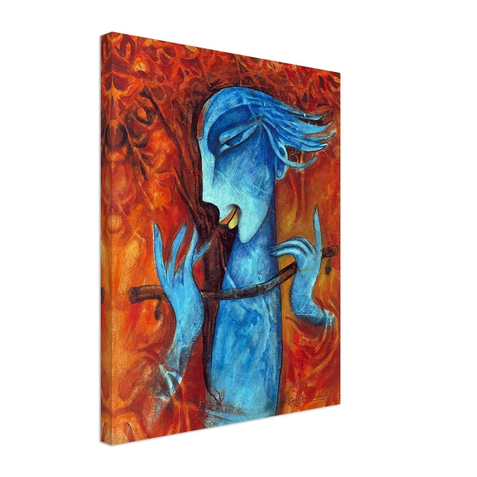 Thumbnail: Krishna - Fiery Devotion (Art Print)