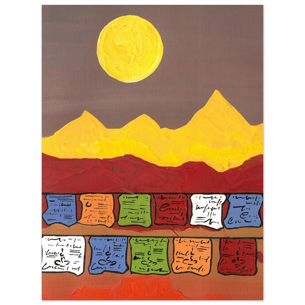 Thumbnail: Himalayan Sunrise (Art Print)