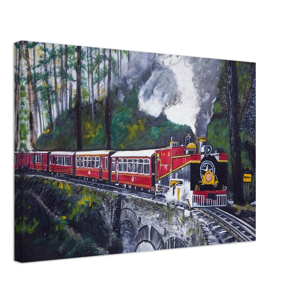 Thumbnail: Train to Barog (Art Print)