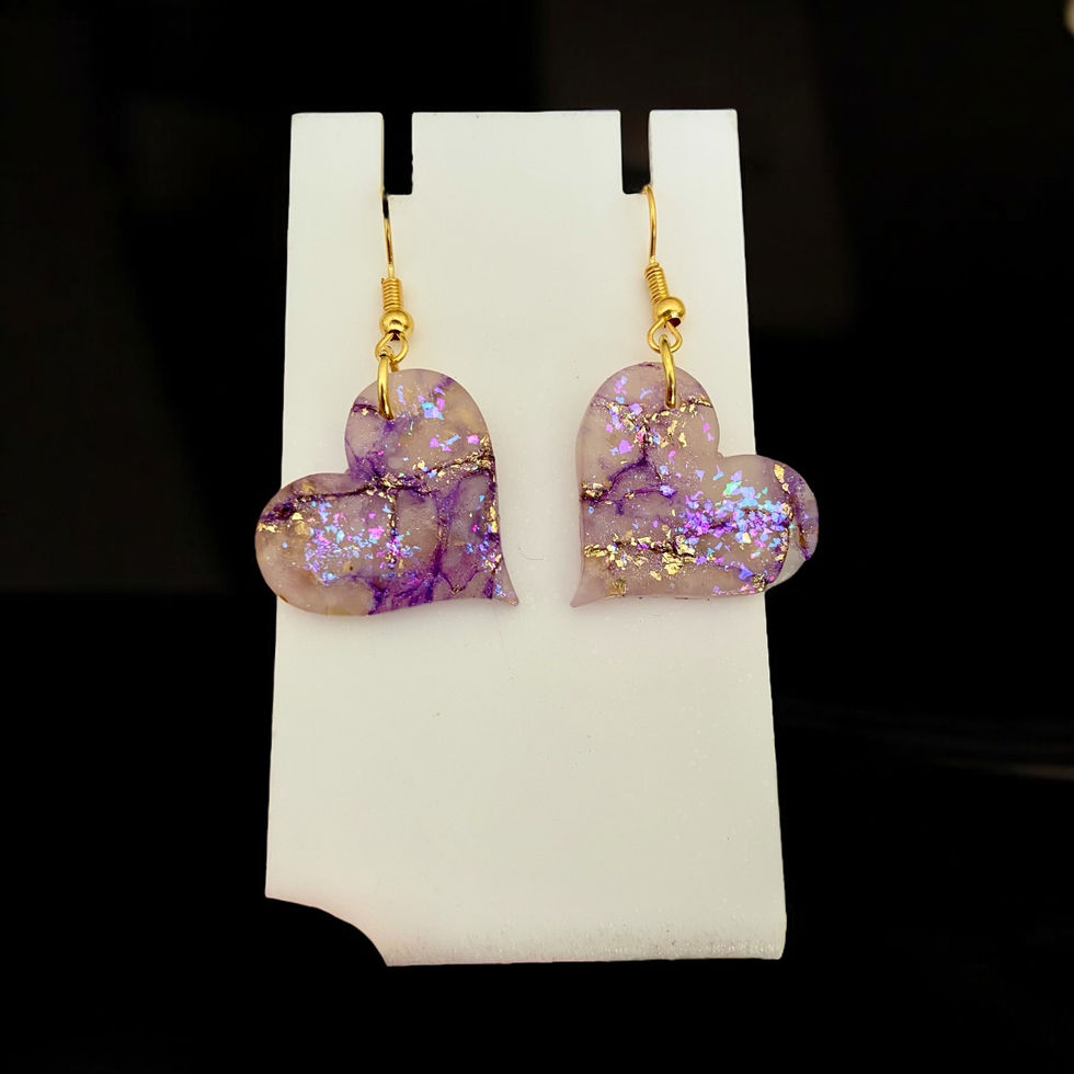 Heart earrings and gold heart earrings for a romantic style.