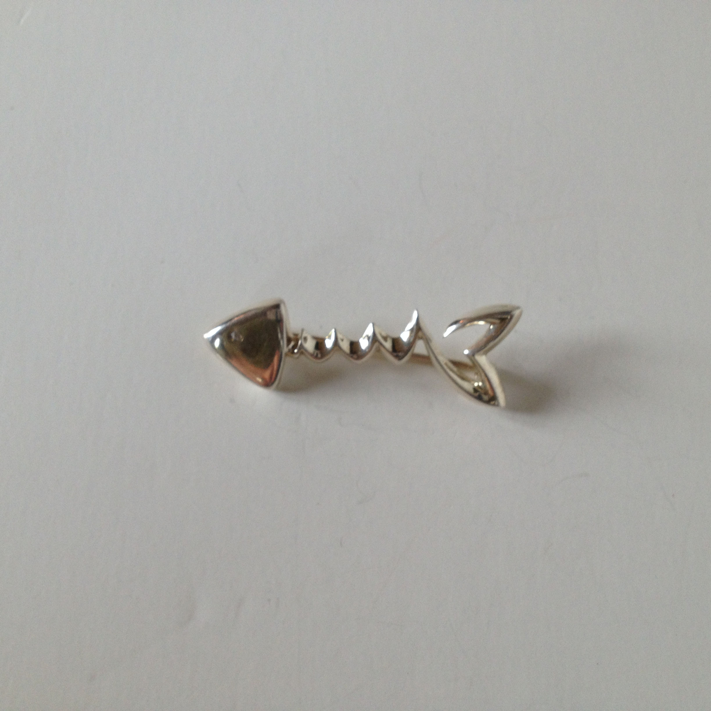 TTO 203 Silver Fish Brooch