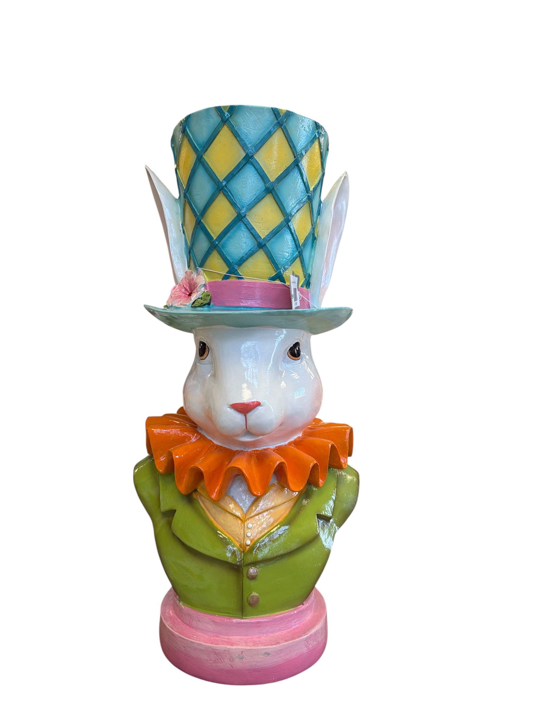 18" Bunny Top Hat Pot