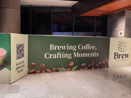 Hoarding, Visual & Glass Sticker (Kiosk), Brew by Cobnb, Antara Genting Highlands