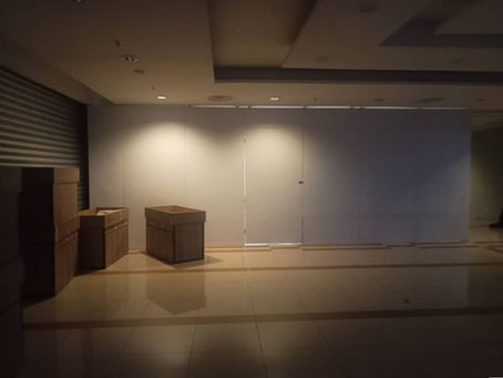 Hoarding (All White), Palm Mall, Seremban