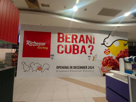 Visual, Richeese Factory, Aeon Bandaraya Melaka