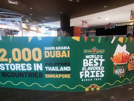 Hoarding & Visual (Kiosk), Potato Corner, Aeon Shah Alam