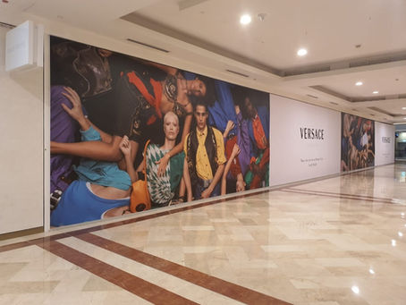 Hoarding Push In, Versace, KLCC