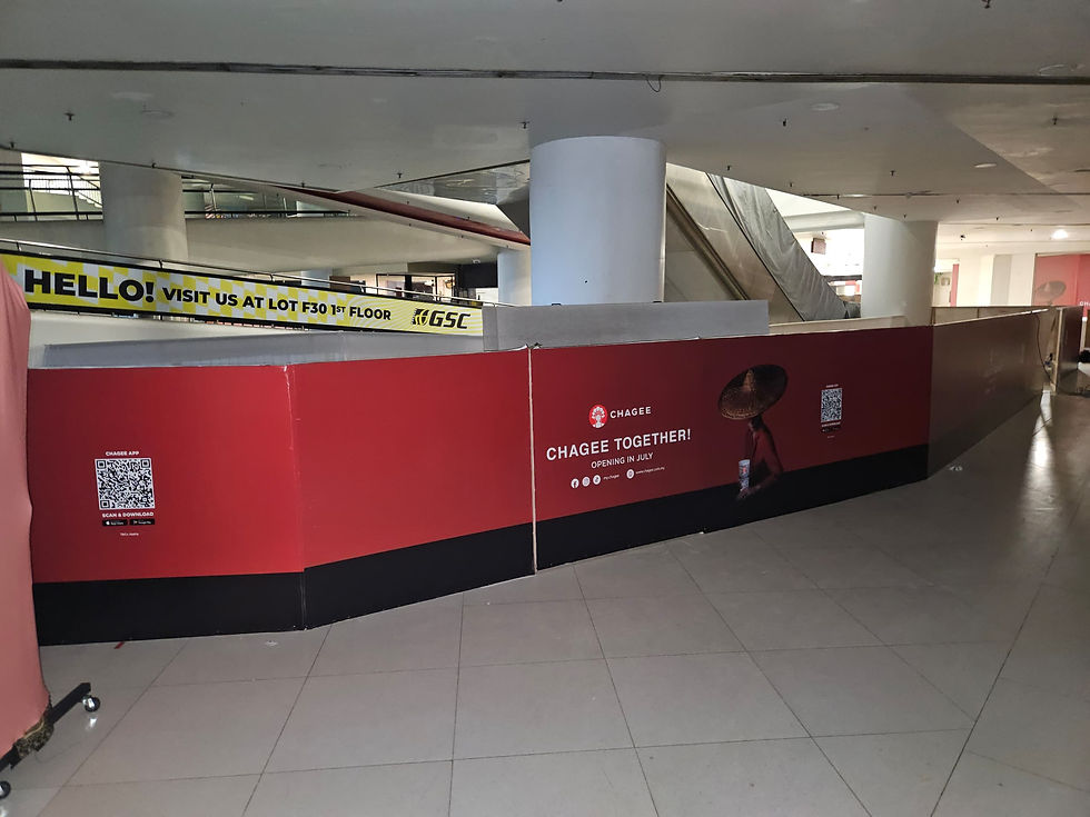 Hoarding & Visual (Kiosk), Chagee, Subang Parade