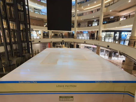 Hoarding & Top Fabric Cover (Concourse, Kiosk), Louis Vuitton (LV), KLCC