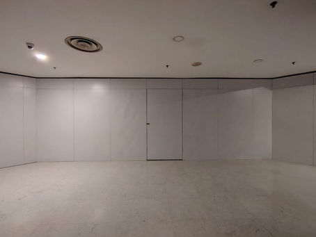 Hoarding Installation (All White). Cheras Leisure Mall
