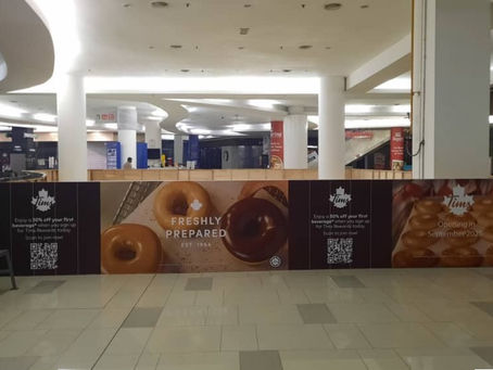 Hoarding & Visual (Kiosk), Tim Hortons, Paradigm Mall