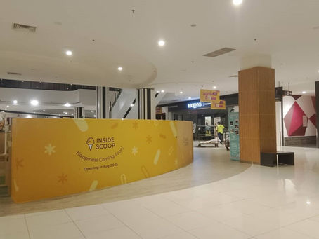 Hoarding & Visual (Kiosk), Inside Scoop, Aeon Nilai