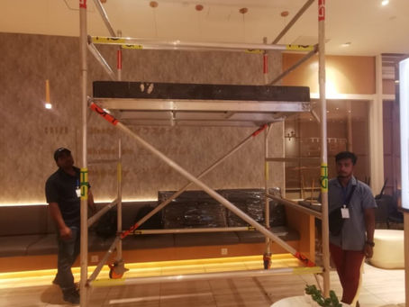 Scaffold Supply & Installation. Setia City Mall