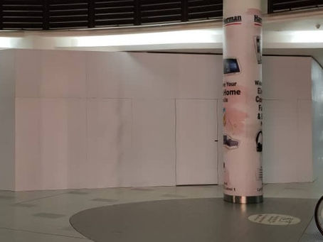 Hoarding (All White), Paradigm Mall