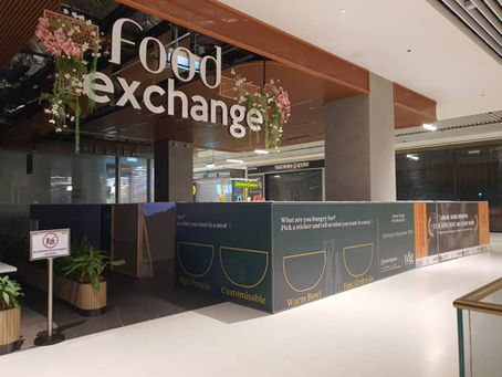 Hoarding, Visual & Top Fabric Cover (Kiosk), Mon Chinese Beef Roti, I Love Yoo, Yomaro, TDG, TRX