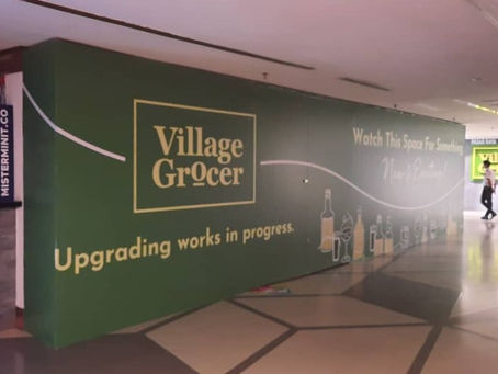 Hoarding & Visual, Village Grocer, Avenue K