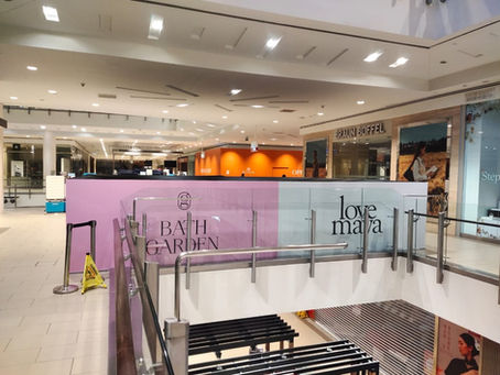 Hoarding, Visual & Top Fabric Cover (Kiosk), Bath Garden, Setia City Mall