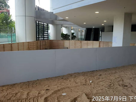 Hoarding (Lot & Kiosk, All White), KLGCC Mall