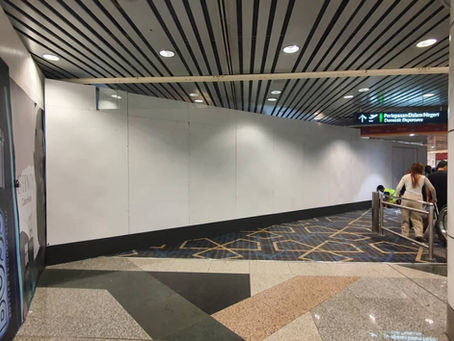 Hoarding (All White), KLIA Satellite Building