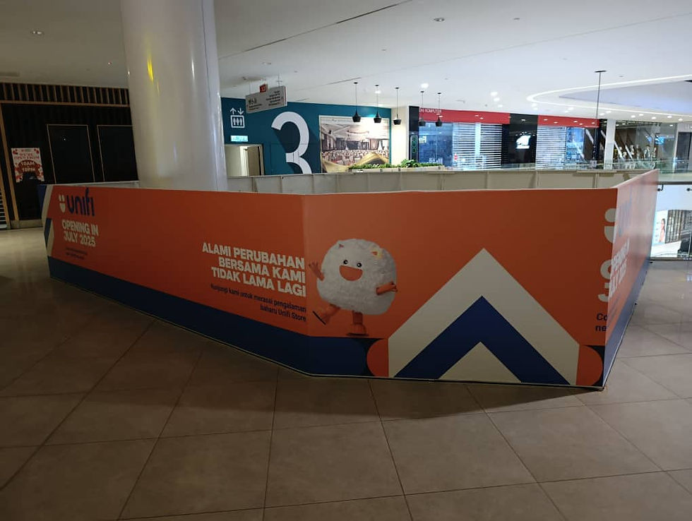 Hoarding & Visual (Kiosk), Unifi, Sunway Velocity