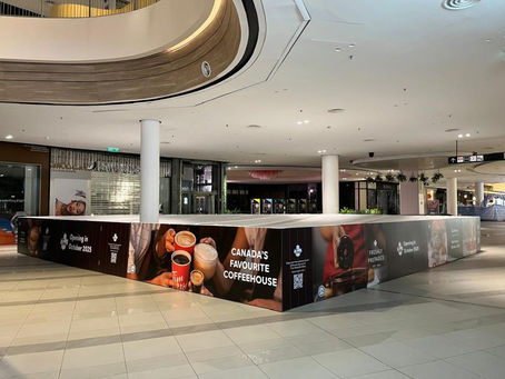 Hoarding & Visual (Kiosk), Tim Hortons, Central Icity
