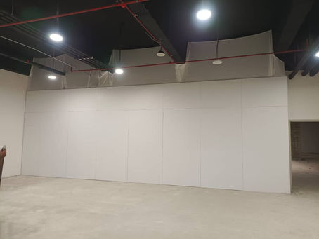 Hoarding (All White) & Top Fabric Cover, Terminal Bersepadu Gombak, (GITT)