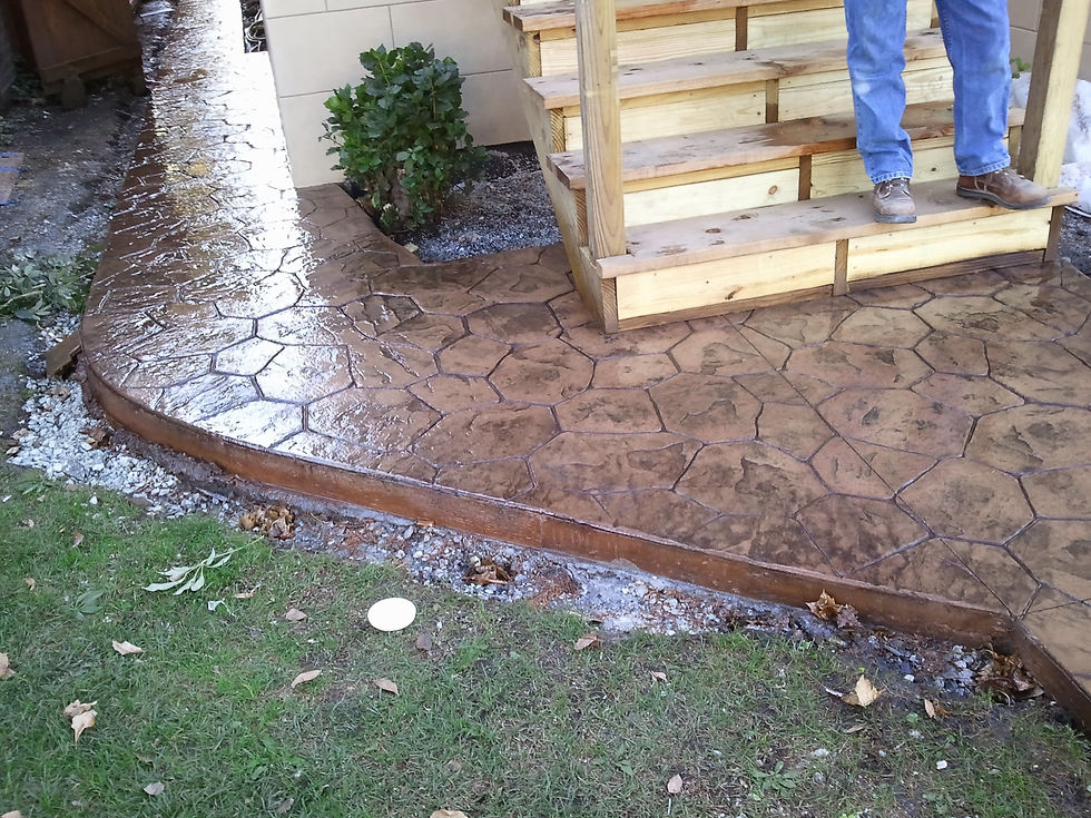 STAMPED CONCRETE