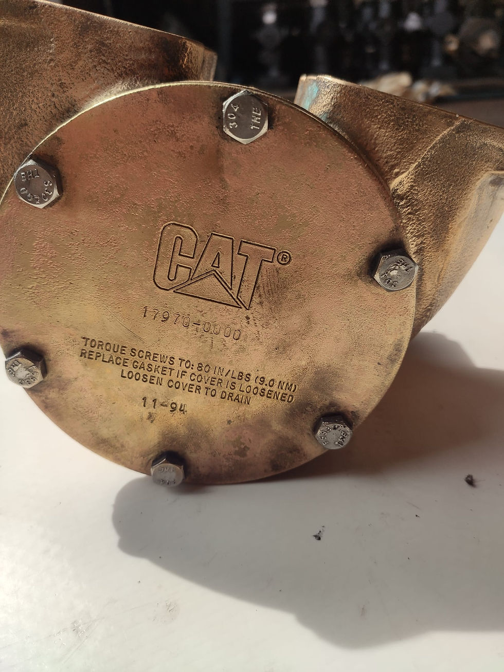 الصورة المصغرة: SEA WATER PUMP CATERPILLAR FOR CAT. 3406 ENGINE
