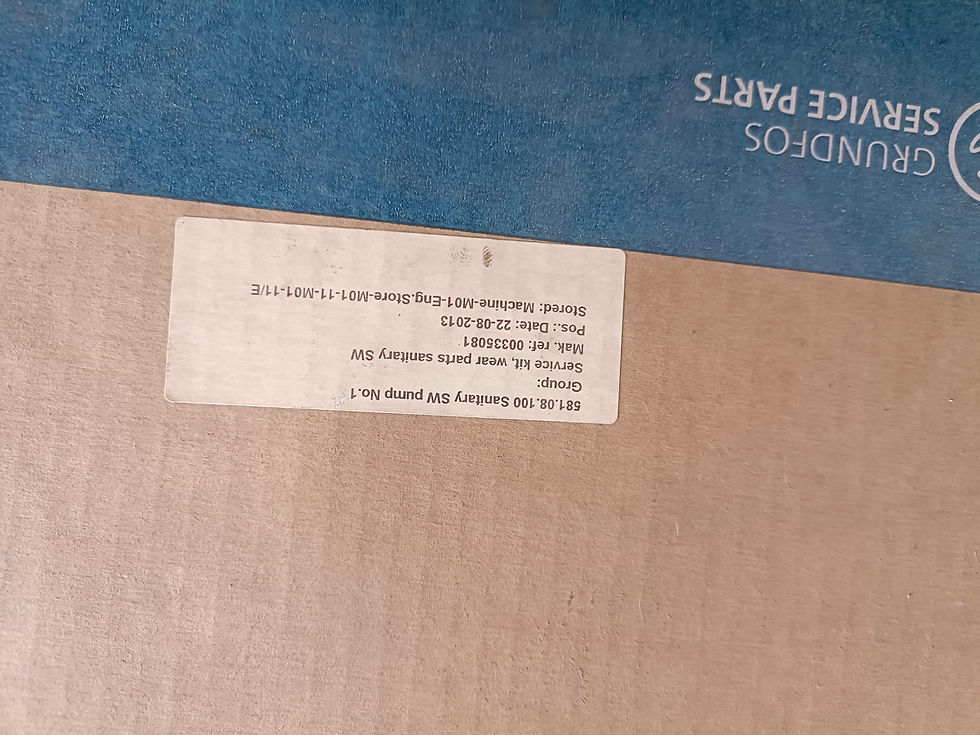 Miniature : SERVICE KIT WEAR PARTS SANITARY SW PUMP