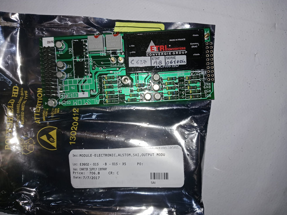 Miniature : REGULATION CARD ALSTOM 01294
